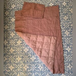 Parachute | Pink Toddler Quilted Blanket and Mini Pillow Sham